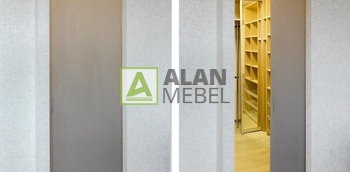 Стандартная гардеробная комната