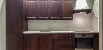 Кухня из натурального дерева 8