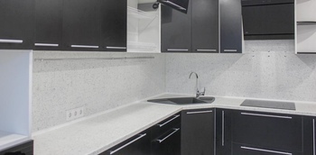 Кухня черного цвета 10