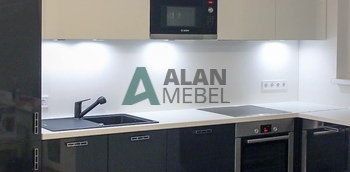 Кухня из акрила – модель 2