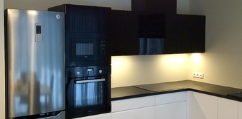 Кухня черного цвета 6