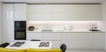 Кухня белый глянец 9