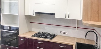 Акриловая кухня 11