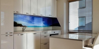 Кухня белый глянец 1