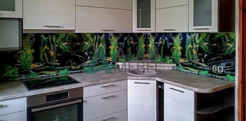 Угловая кухня из ЛДСП – проект 5