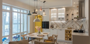 Угловая кухня из массива 9