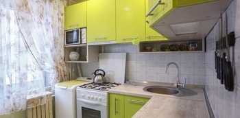 Кухня салатового цвета 2