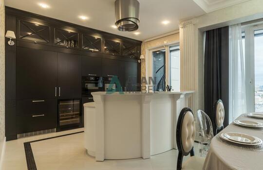 Кухня с барной стойкой 12 
