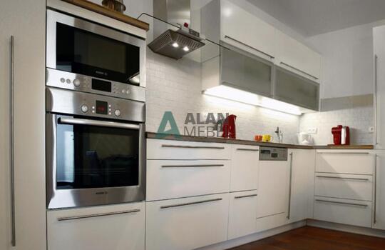 Кухня из матового пластика 2 