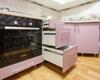 матовая кухня с фасадами розового цвета по индивидуальным размерам в минске