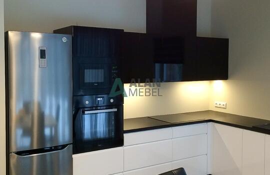 Кухня темного цвета 4 