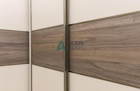 Угловой шкаф-купе для спальни, детской