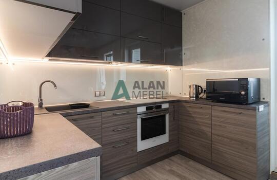 Кухня черного цвета 3 