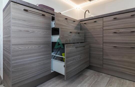 Кухня черного цвета 3 