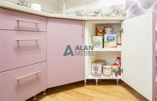 Кухня розового цвета 2 