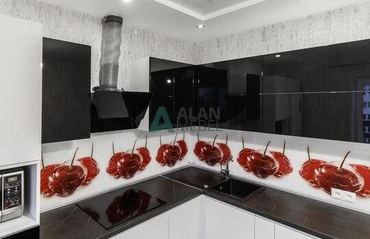 Кухня темного цвета 2 