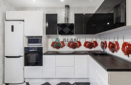 Кухня темного цвета 2 