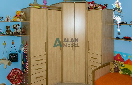 Детский угловой шкаф 2