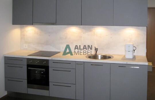 Кухня серого цвета 10 