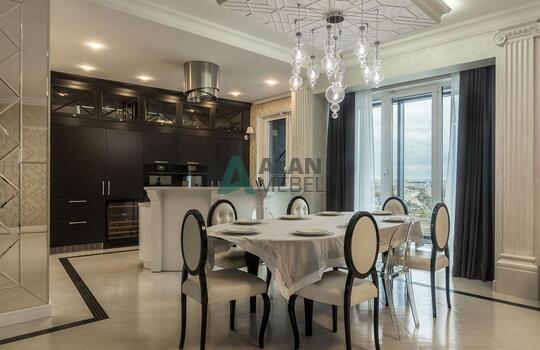 Кухня с барной стойкой 12 