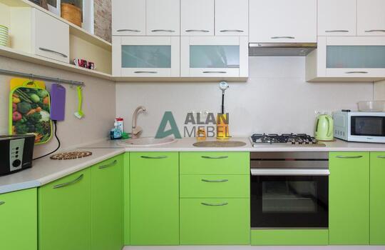 Кухня салатового цвета 5 