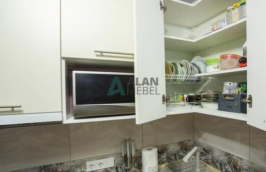 матовая кухня с фасадами розового цвета по индивидуальным размерам в минске 