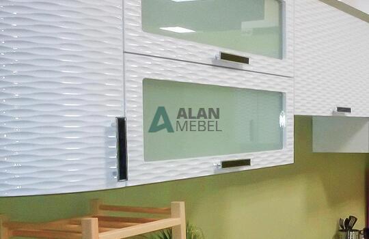 Кухня с гнутыми фасадами 4 