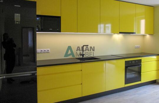 Кухня желтого цвета 2 