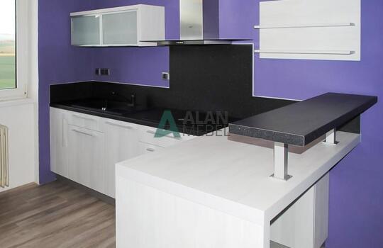 Кухня с барной стойкой 10 