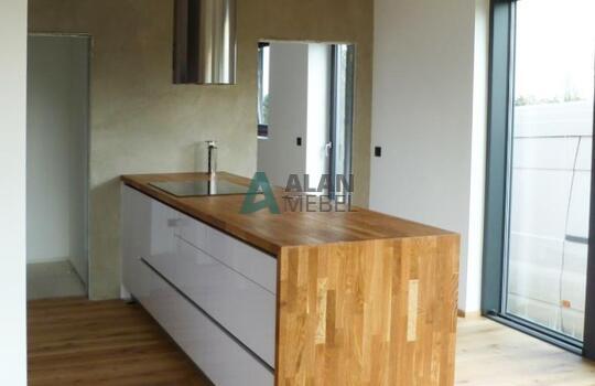 Кухня с барной стойкой 9 