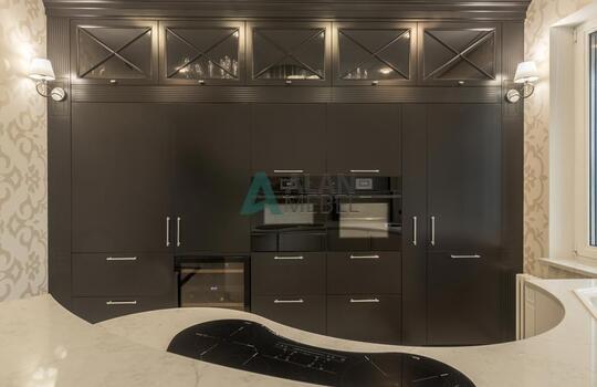 Кухня с барной стойкой 12 