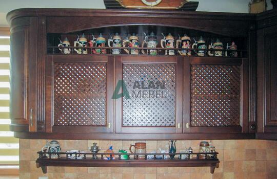 Кухня коричневого цвета 6 