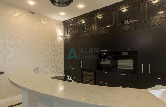 Кухня с барной стойкой 12 