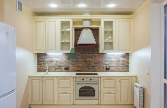 Кухня со стеклом 7 