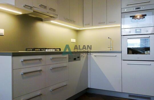 Кухня из матового пластика 5 