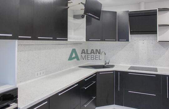 Кухня черного цвета 10 