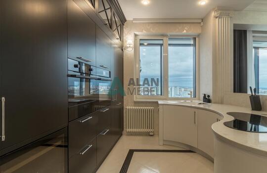 Кухня с барной стойкой 12 