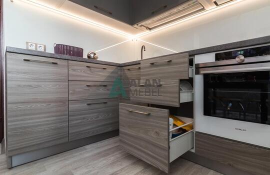 Кухня черного цвета 3 