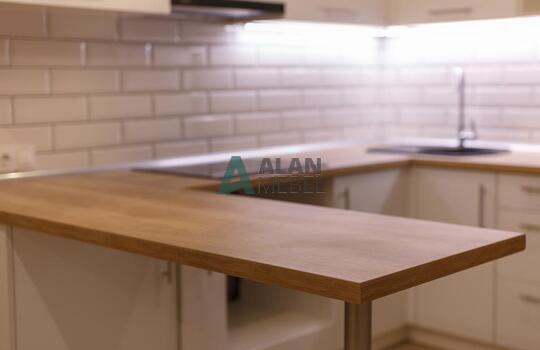 Кухня с барной стойкой 11 