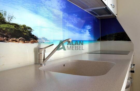 Кухня белый глянец 1 