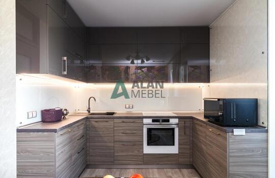 Кухня черного цвета 3 