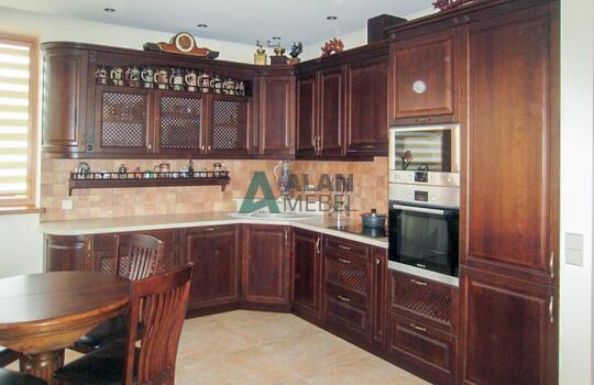 Кухня коричневого цвета 6 