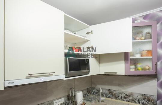 матовая кухня с фасадами розового цвета по индивидуальным размерам в минске 