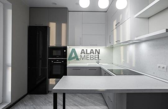 Кухня из акрила – модель 17 