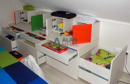 Детский угловой шкаф 1 