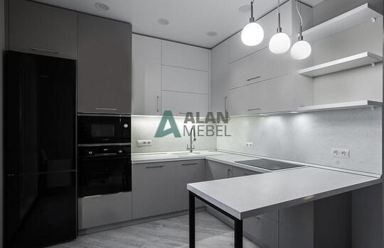 Кухня из акрила – модель 17 