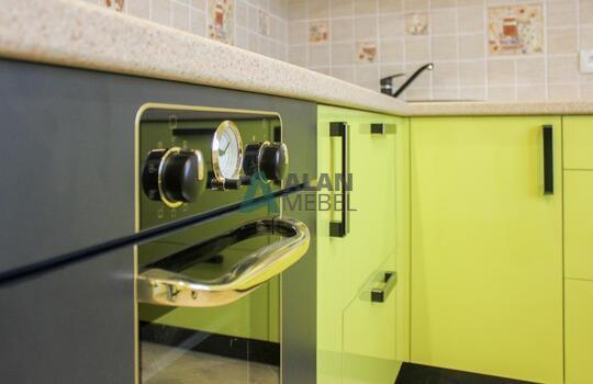 Кухня желтого цвета 5 