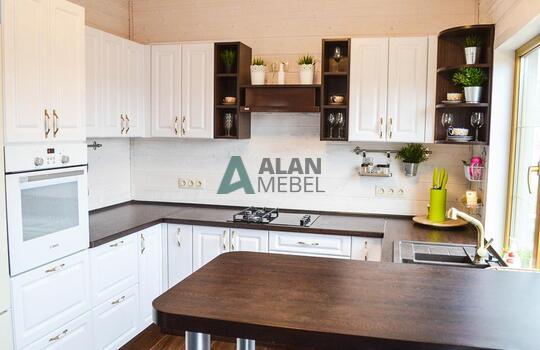 Кухня с барной стойкой 5 