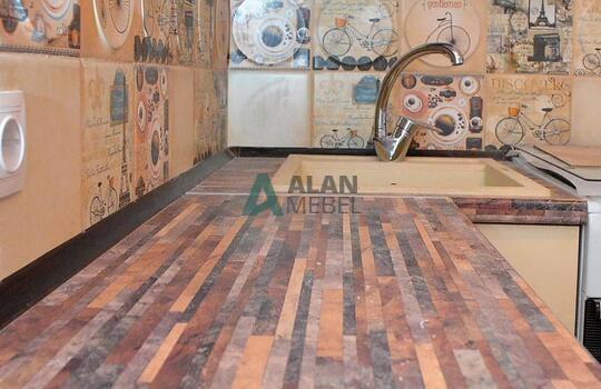 Кухня из ДСП угловая, заказать угловую кухню из ДСП, фото кухни, цена в Минске, доставка 