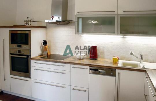 Кухня из матового пластика 2 